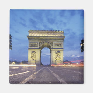Europa, Frankrike, Paris. Triumfbågen sedd Magnet