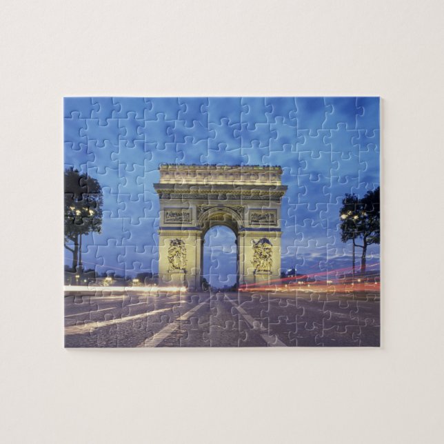 Europa, Frankrike, Paris. Triumfbågen sedd Pussel (Horisontell)