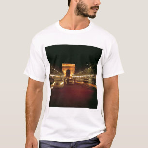 Europa, Frankrike, Paris. Tvättande trafikstocknin T-shirt