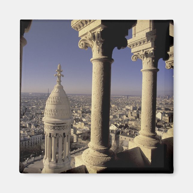 Europa, Frankrike, Paris, Utsikt över Paris genom Magnet (Framsidan)