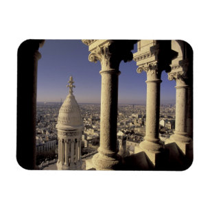 Europa, Frankrike, Paris, Utsikt över Paris genom Magnet