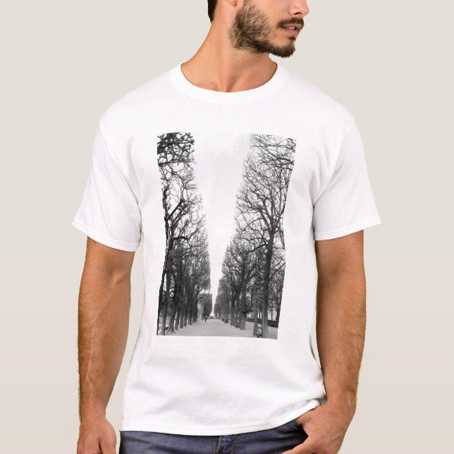 Europa, Frankrike, Paris. Vinterträd, Marco Polo T Shirt (Framsida)