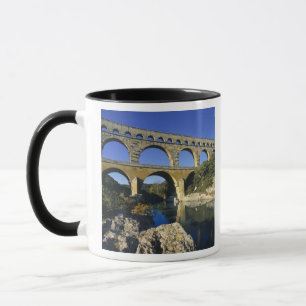 Europa, Frankrike, Pont du Gard. Pont du Gard, Mugg