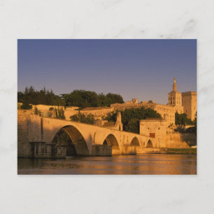 Europa, Frankrike, Provence, Avignon. Palais des 2 Vykort