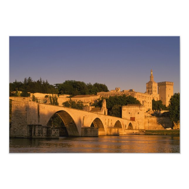 Europa, Frankrike, Provence, Avignon. Palais des Fototryck (Framsidan)