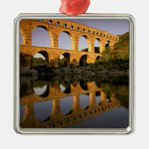 Europa, Frankrike, Provence, Gard. Pont du Gard, Julgransprydnad Metall