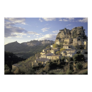 Europa, Frankrike, Provence, La Roque Alric, Fototryck