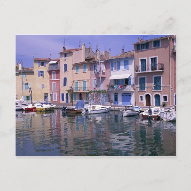 Europa, Frankrike, Provence, Martiques, Miroir Vykort (Framsida)