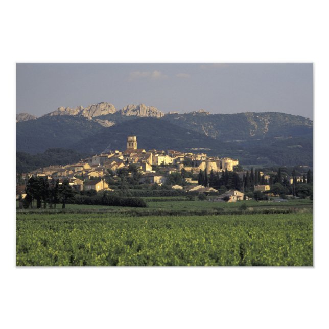Europa, Frankrike, Provence, Vaucluse, SSablet, Fototryck (Framsidan)