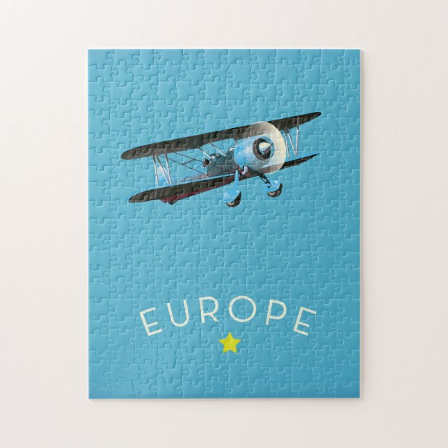 Europa Golden Star Pussel (Vertikal)