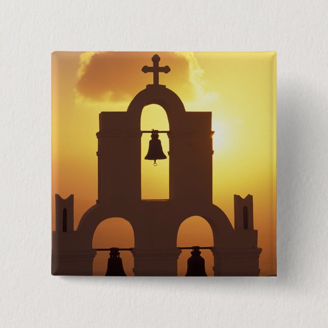 Europa, Grekland, Cyklaöarna, Santorini, Knapp (Framsida)