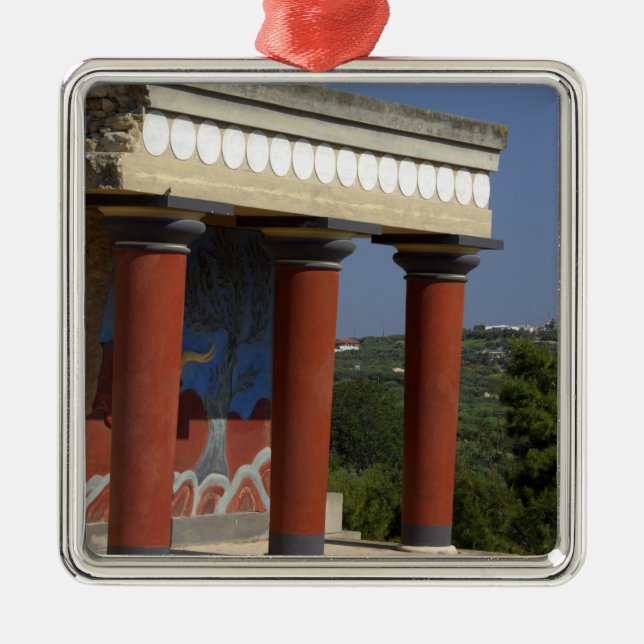 Europa, Grekland, Kreta (alias Kriti), Heraklion Julgransprydnad Metall (Framsidan)