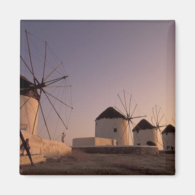 Europa, Grekland, Kykladerna, Mykonos, Magnet (Framsidan)