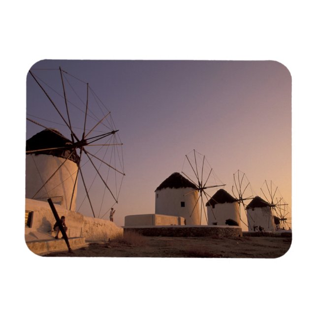 Europa, Grekland, Kykladerna, Mykonos, Magnet (Horisontell)