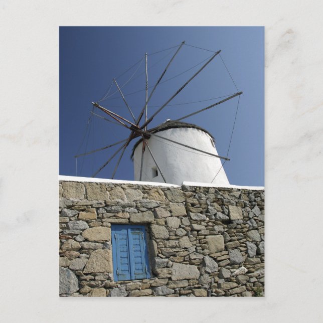 Europa, Grekland, Mykonos. 2 Vykort (Framsida)