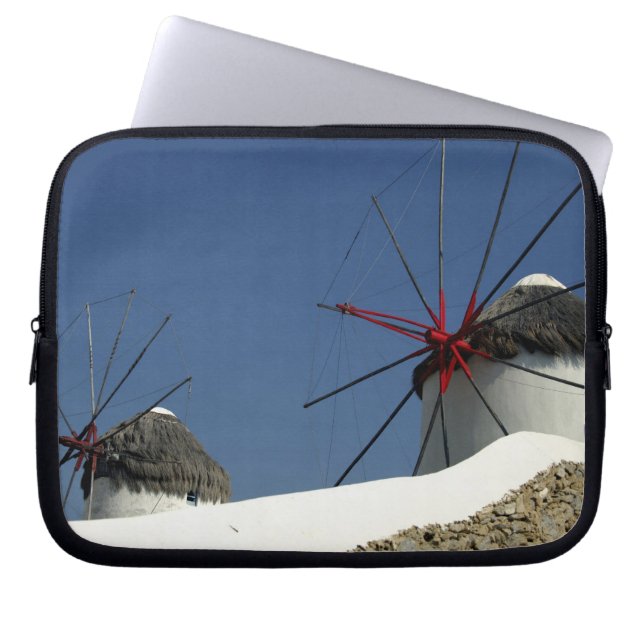 Europa, Grekland, Mykonos. Laptop Sleeve (Framsidan)