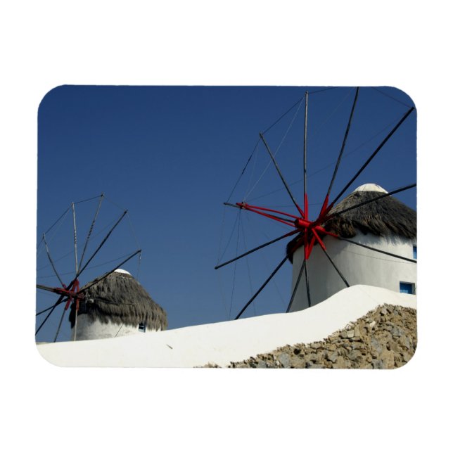 Europa, Grekland, Mykonos. Magnet (Horisontell)