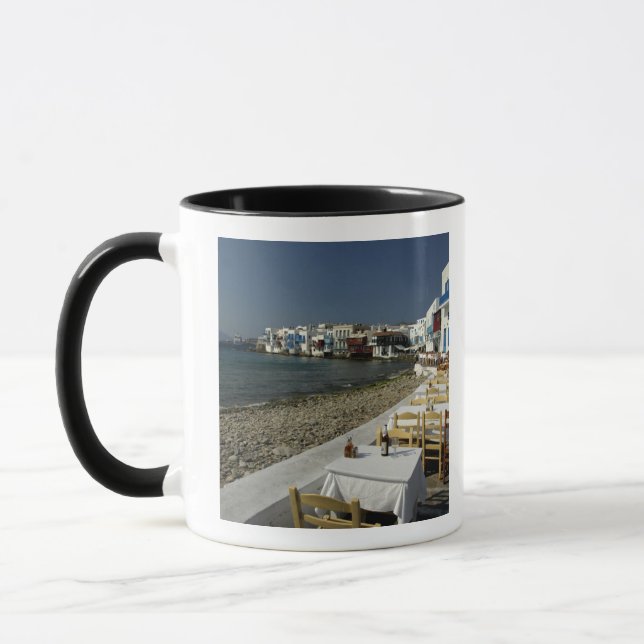 Europa, Grekland, Mykonos. Utsikter över havet Mugg (Vänster)