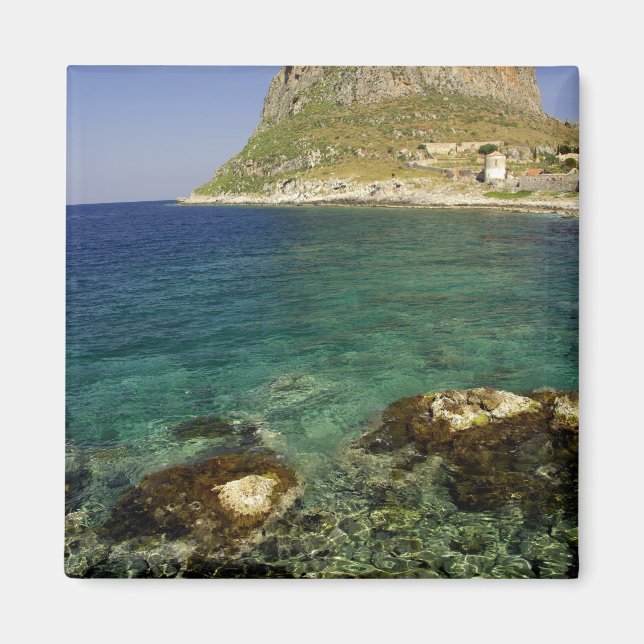 Europa, Grekland, Peloponnesos, Monemvasia. De Magnet (Framsidan)