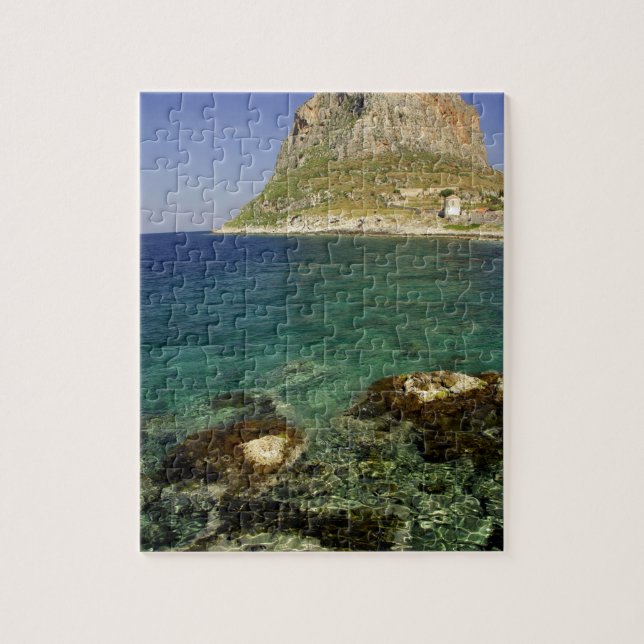 Europa, Grekland, Peloponnesos, Monemvasia. De Pussel (Vertikal)