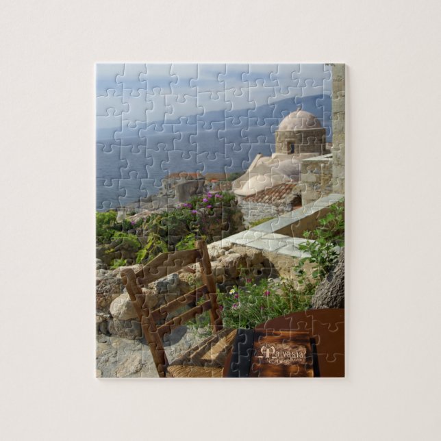 Europa, Grekland, Peloponnesos, Monemvasia (enkel Pussel (Vertikal)