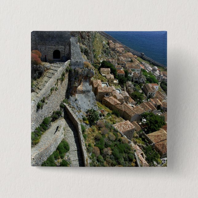 Europa, Grekland, Peloponnesos, Monemvasia Knapp (Framsida)