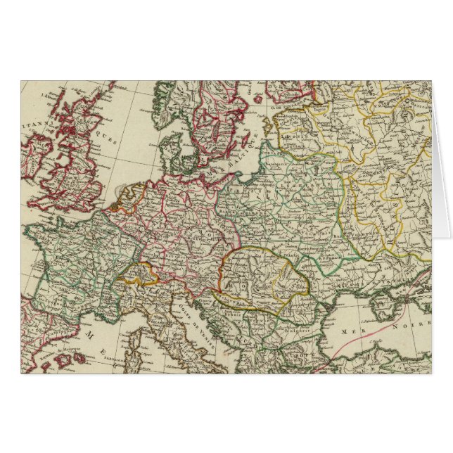 Europa Hälsningskort (Framsidan Horizontal)