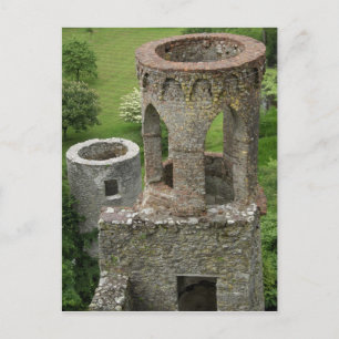 Europa, Irland, Blarney Castle. DEN HÄR BILDEN Vykort