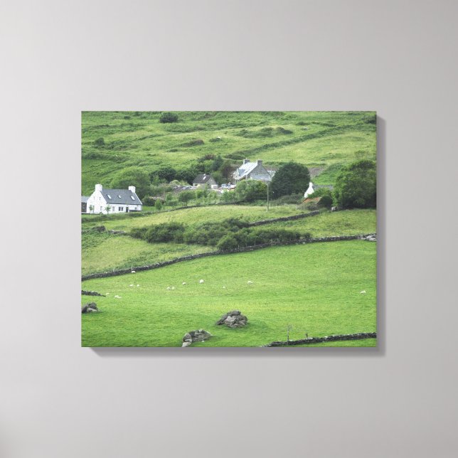 Europa, Irland, Kerry County, Ring of Kerry. Canvastryck (Framsida)
