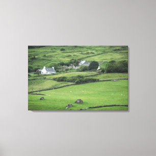 Europa, Irland, Kerry County, Ring of Kerry. Canvastryck