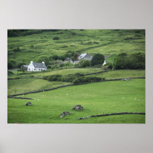 Europa, Irland, Kerry County, Ring of Kerry. Poster