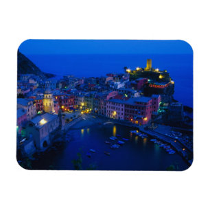 Europa, Italien, Cinque Terre, Vernazza. Sluttning Magnet