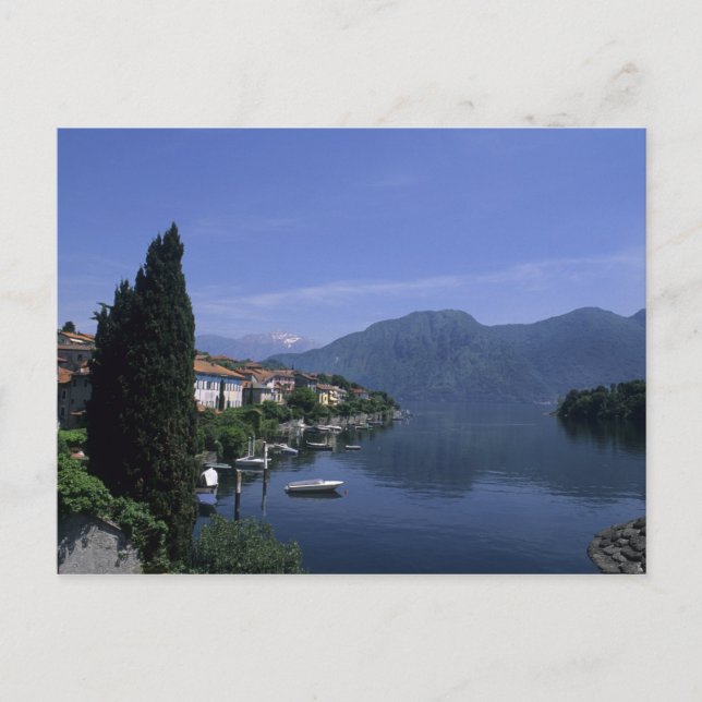 Europa, Italien, Comosjön, Tremezzo. Norra Vykort (Framsida)