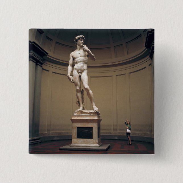 Europa, Italien, Florens. Den faktiska storleka av Knapp (Framsida)