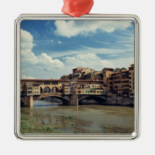 Europa, Italien, Florens. Ponte Vecchio Julgransprydnad Metall