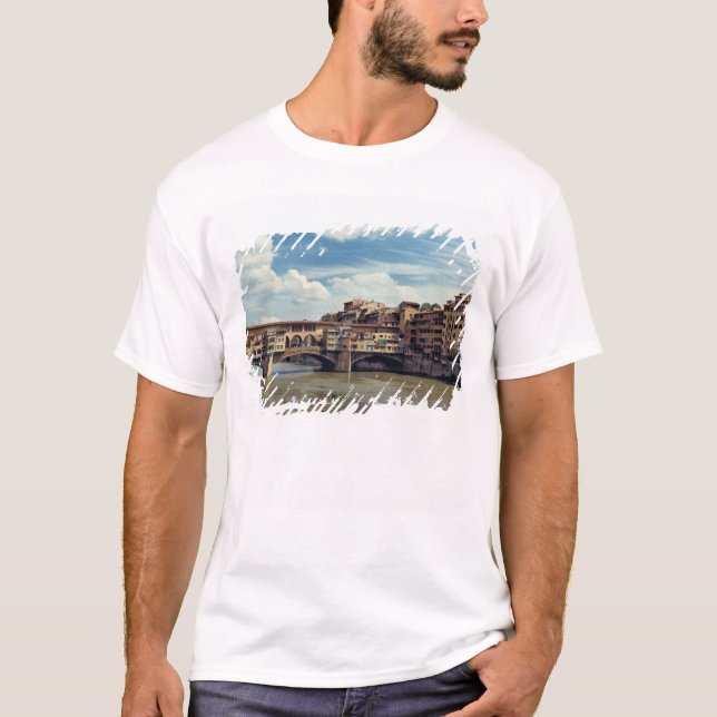 Europa, Italien, Florens. Ponte Vecchio Tee (Framsida)