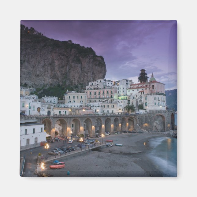 Europa, Italien, Kampanien (Amalfi Kusten) Atrani: Magnet (Framsidan)