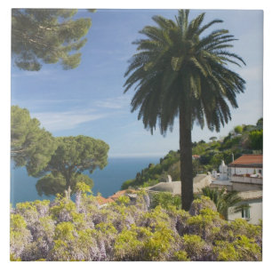 Europa, Italien, Kampanien, (Amalfi-kusten), Kakelplatta