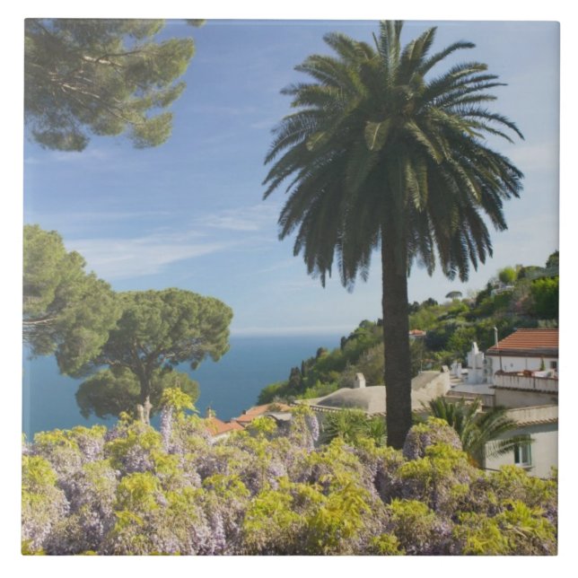 Europa, Italien, Kampanien, (Amalfi Kusten) Kakelplatta (Framsidan)