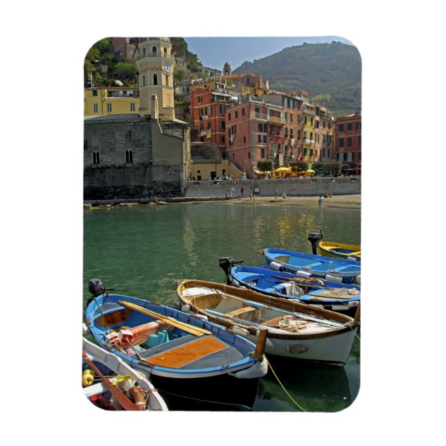 Europa, Italien, Ligurien, Cinque Terre, 2 Magnet (Vertikal)