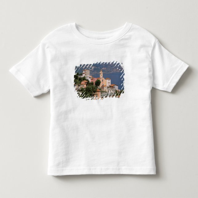 Europa, Italien, Ligurien, La Mortola, Riviera di T Shirt (Framsida)