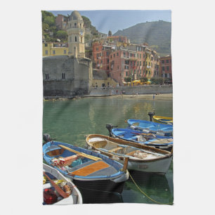 Europa, Italien, Ligurienregionen, Cinque Terre, 2 Kökshandduk