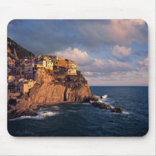 Europa, Italien, Manarola. De klippnästade Musmatta
