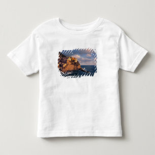 Europa, Italien, Manarola. De klippnästade T-shirt