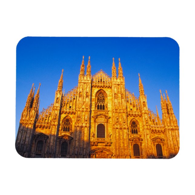 Europa, Italien, Milano, Milanodomen Magnet (Horisontell)