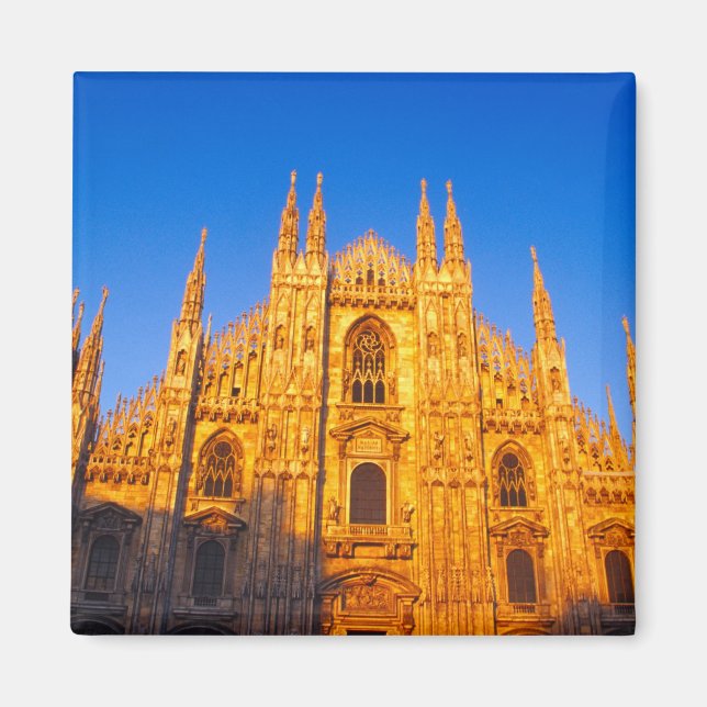 Europa, Italien, Milano, Milanos katedral Magnet (Framsidan)