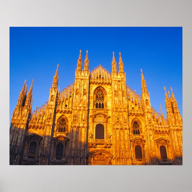 Europa, Italien, Milano, Milanos katedral Poster (Framsidan)