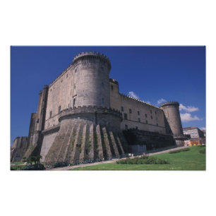 Europa, Italien, Neapel, Castel Nuovo Fototryck