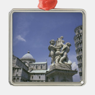 Europa, Italien, Pisa, Lutande tornet i Pisa Julgransprydnad Metall