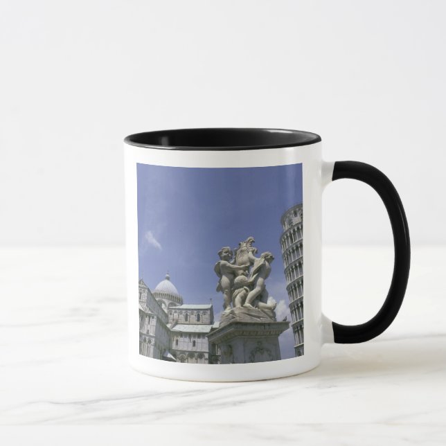 Europa, Italien, Pisa, Lutande tornet i Pisa Mugg (Höger)